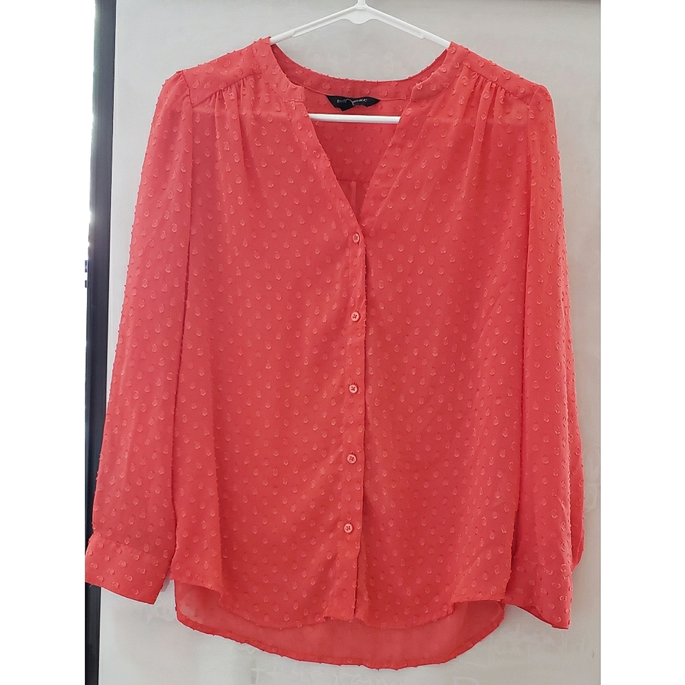 Banana Republic | Scarlet Red Blouse Long Sleeve